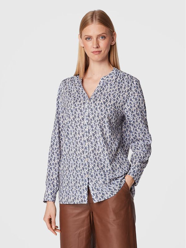 Olsen Olsen Риза Casual Icons 12001745 Син Regular Fit