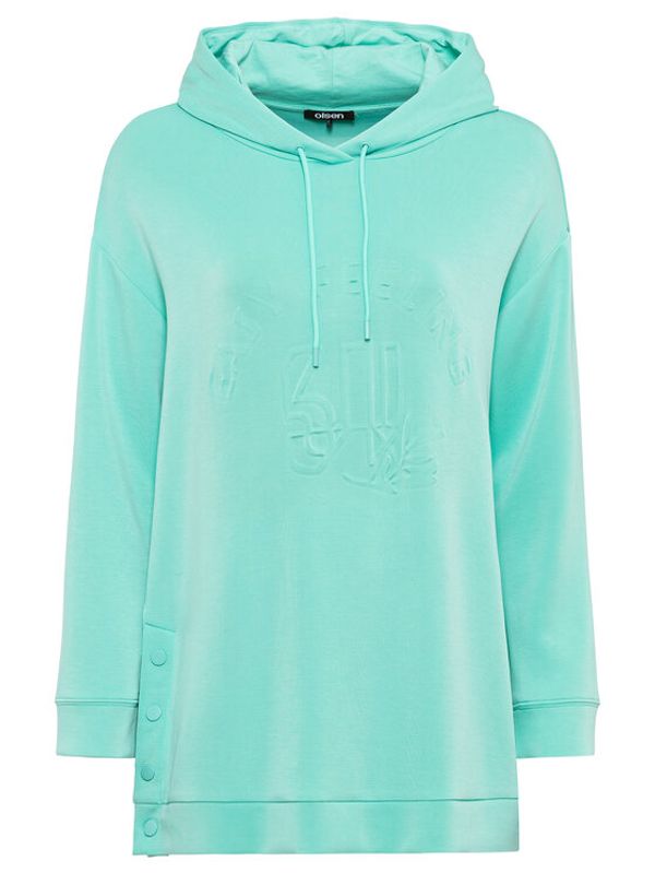 Olsen Olsen Суитшърт 11201486 Зелен Regular Fit