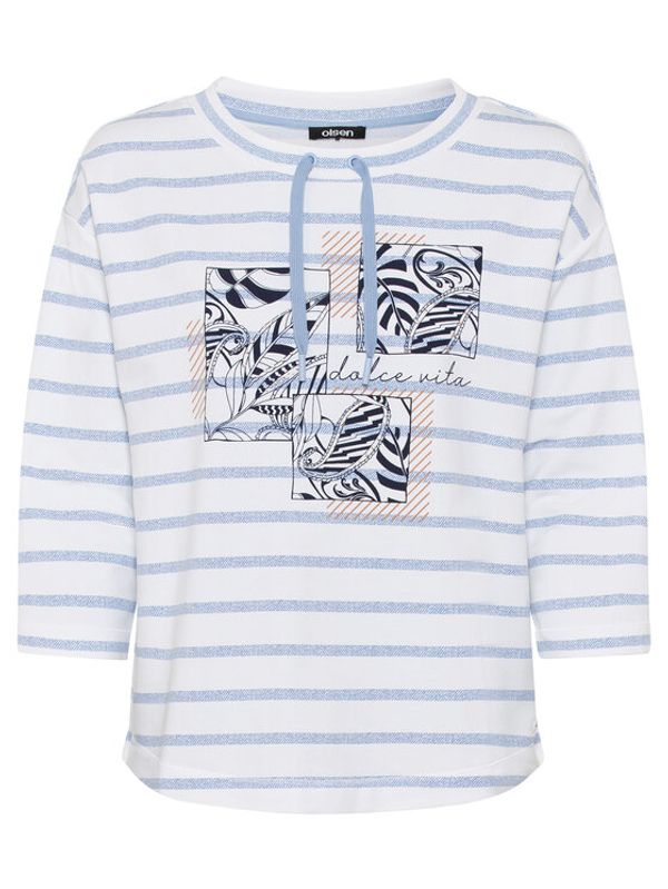 Olsen Olsen Суитшърт 11201498 Син Regular Fit