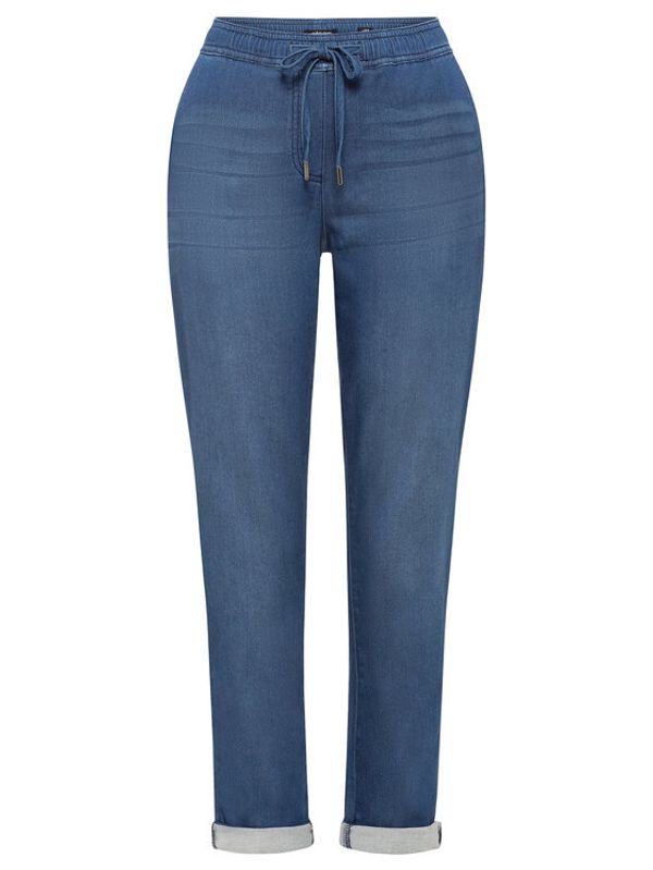 Olsen Olsen Текстилни панталони 14002053 Син Regular Fit