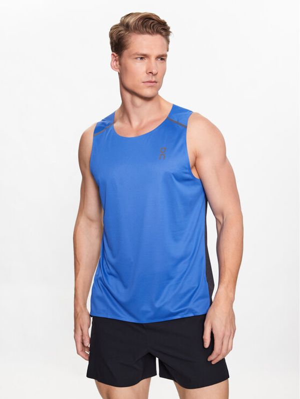 On On Тениска от техническо трико Tank-T M 10801025 Син Regular Fit