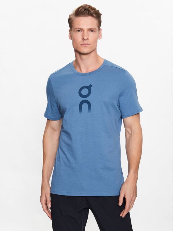 On On Тишърт Graphic-T M 1MD10540889 Син Relaxed Fit