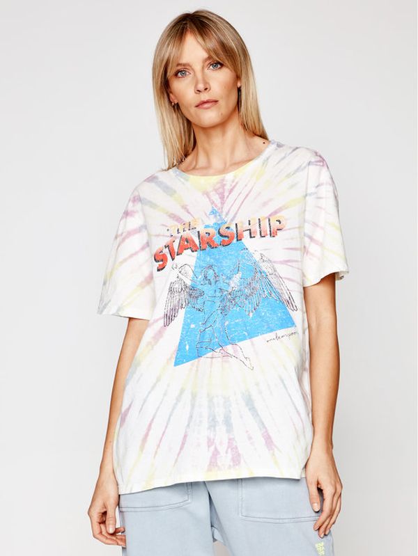 One Teaspoon One Teaspoon Тишърт Starship Tye Dye Boyfriend Tee 23901 Цветен Boyfriend Fit