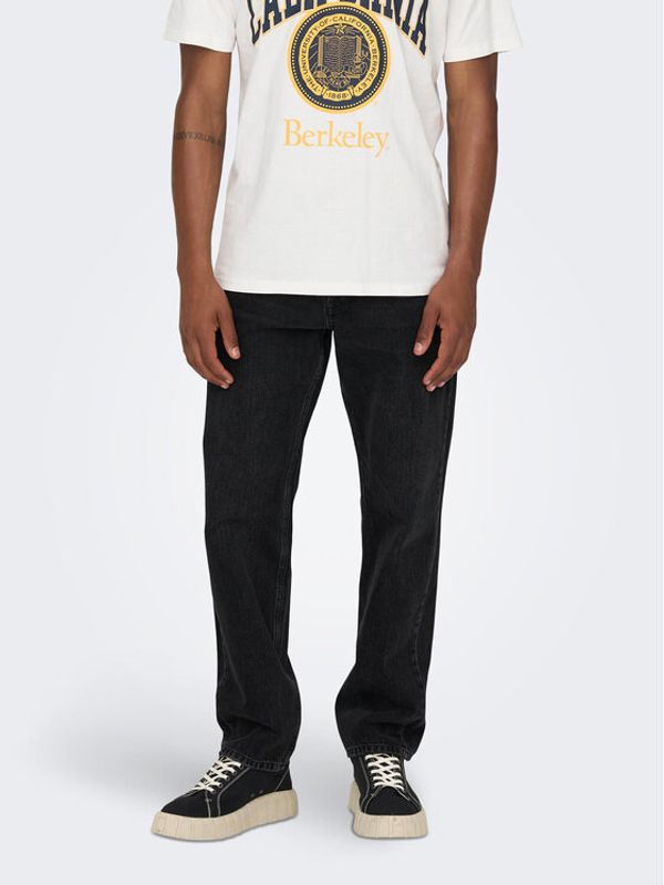 Only & Sons Only & Sons Дънки 22026985 Черен Loose Fit