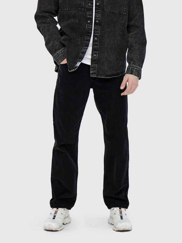 Only & Sons Only & Sons Дънки Edge 22022961 Черен Loose Fit
