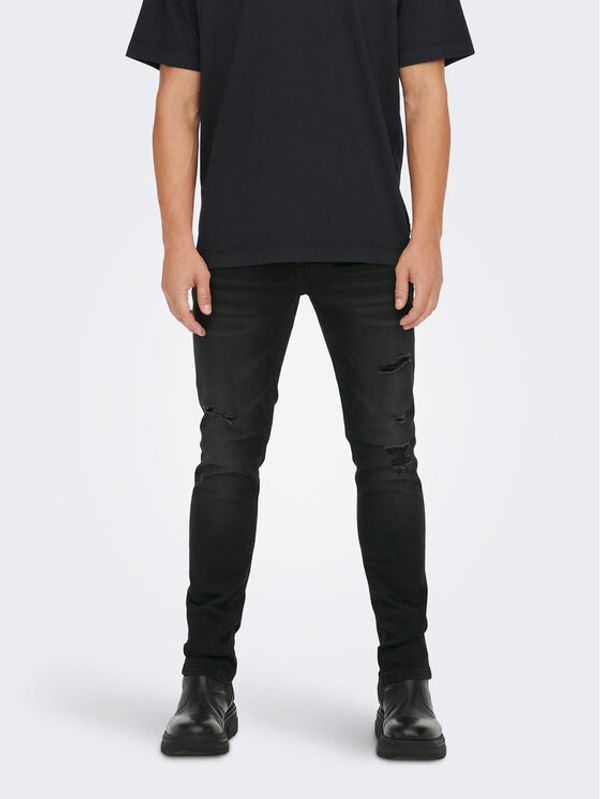 Only & Sons Only & Sons Дънки Loom 22022948 Черен Slim Fit