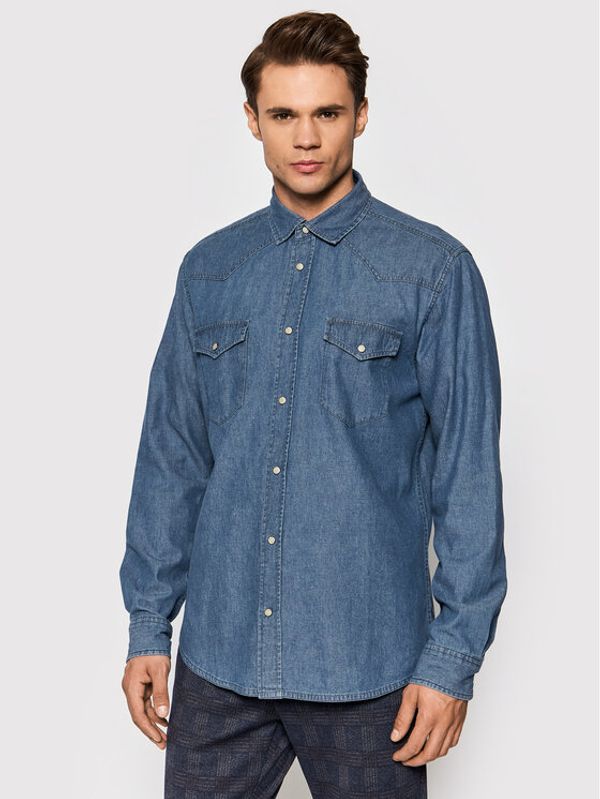 Only & Sons Only & Sons дънкова риза Silas 22021242 Син Slim Fit