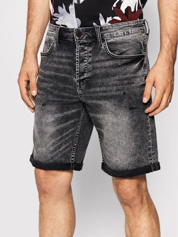 Only & Sons Only & Sons Дънкови шорти Avi 22020784 Сив Regular Fit