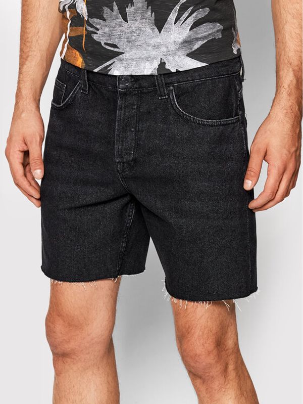Only & Sons Only & Sons Дънкови шорти Avi 22023328 Черен Regular Fit