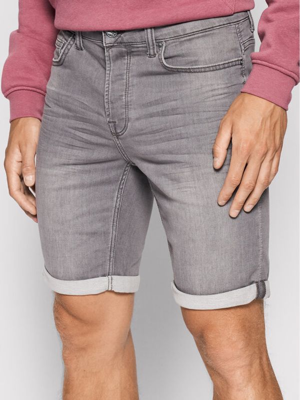 Only & Sons ONLY & SONS Дънкови шорти Ply 22018583 Сив Regular Fit