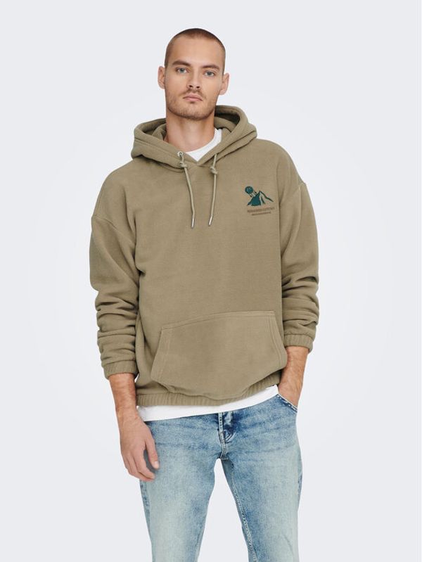 Only & Sons Only & Sons Полар Spencer 22024193 Бежов Relaxed Fit