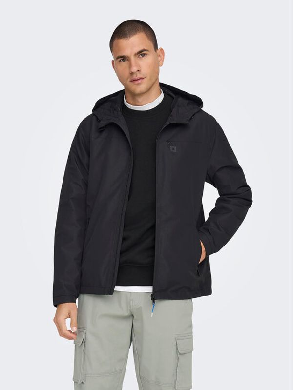Only & Sons Only & Sons Преходно яке 22024207 Черен Regular Fit