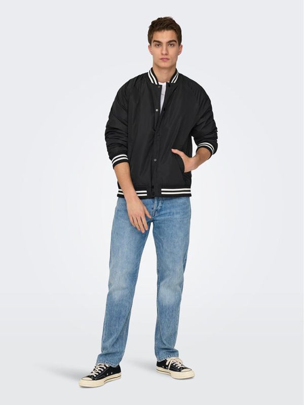 Only & Sons Only & Sons Преходно яке 22025423 Черен Regular Fit