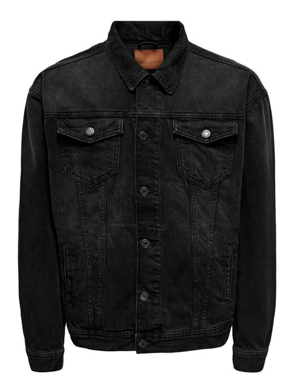 Only & Sons Only & Sons Преходно яке 22025429 Черен Regular Fit
