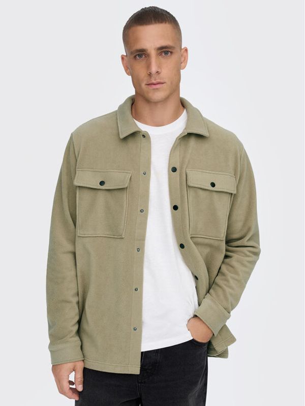 Only & Sons Only & Sons Преходно яке Nikolai 22022706 Зелен Regular Fit