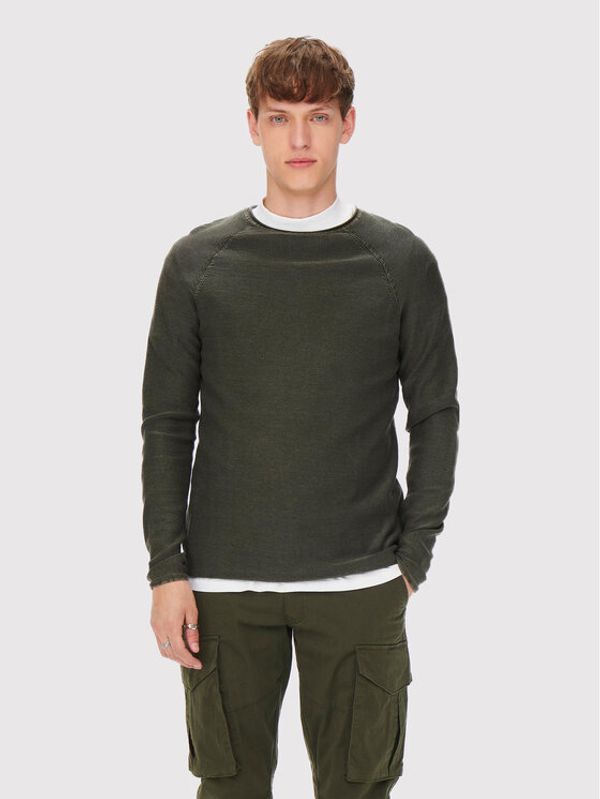 Only & Sons Only & Sons Пуловер Dextor 22016131 Зелен Regular Fit