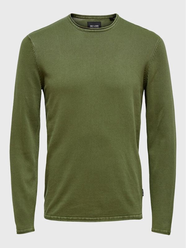 Only & Sons Only & Sons Пуловер Garson 22006806 Зелен Slim Fit