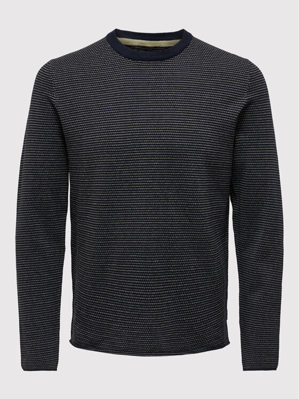 Only & Sons Only & Sons Пуловер Niguel 22019544 Тъмносин Regular Fit