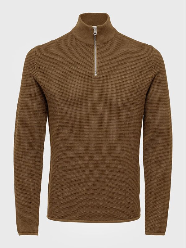 Only & Sons Only & Sons Пуловер Niguel 22022596 Кафяв Regular Fit