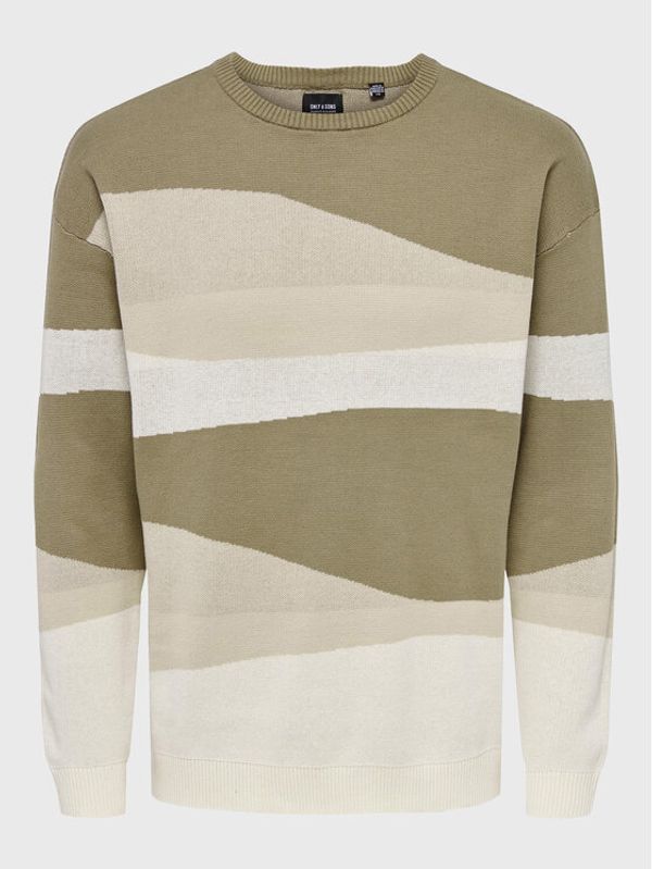 Only & Sons Only & Sons Пуловер Wave 22024833 Бежов Regular Fit