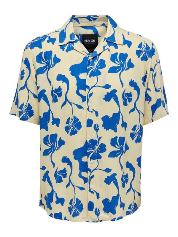 Only & Sons Only & Sons Риза 22024907 Син Regular Fit