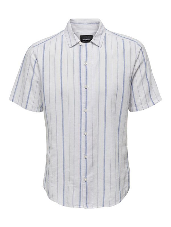 Only & Sons Only & Sons Риза 22025117 Бял Slim Fit