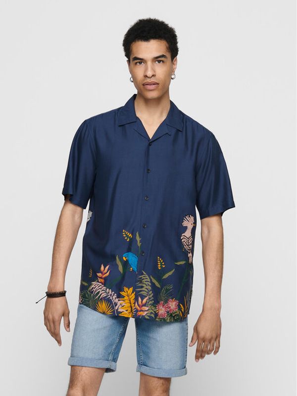 Only & Sons ONLY & SONS Риза Arthir 22017533 Тъмносин Regular Fit