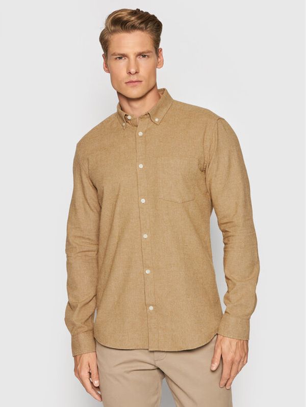 Only & Sons Only & Sons Риза Niko 22019878 Бежов Slim Fit