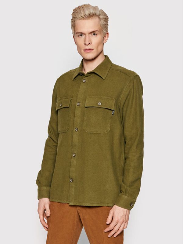 Only & Sons Only & Sons Риза Scott 22021239 Зелен Regular Fit