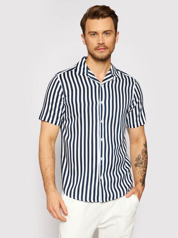 Only & Sons Only & Sons Риза Wayne 22013267 Тъмносин Regular Fit