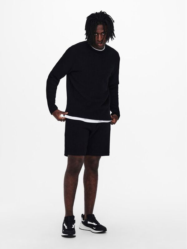 Only & Sons Only & Sons Шорти от плат 22019428 Черен Regular Fit