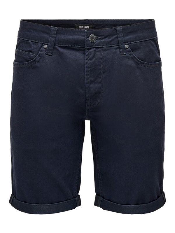 Only & Sons Only & Sons Шорти от плат 22024451 Син Regular Fit