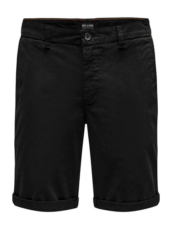 Only & Sons Only & Sons Шорти от плат 22024481 Черен Regular Fit