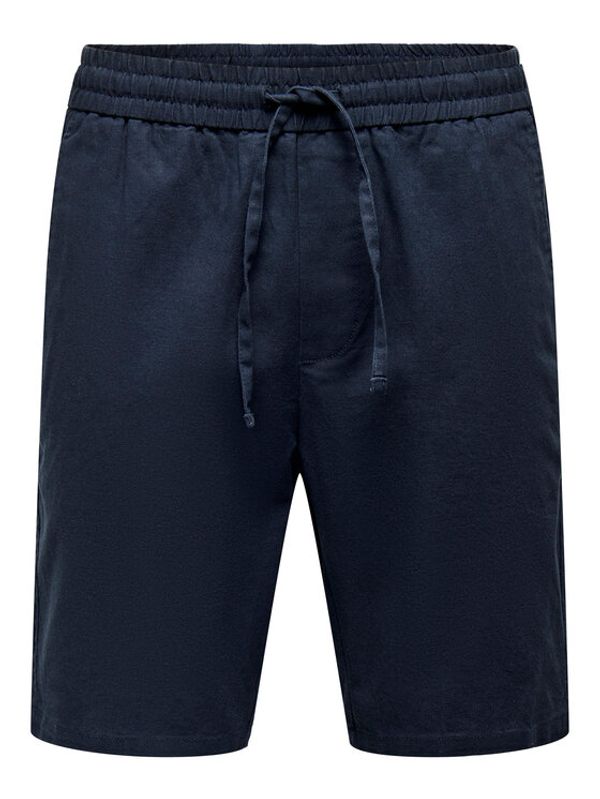 Only & Sons Only & Sons Шорти от плат 22024967 Син Loose Fit