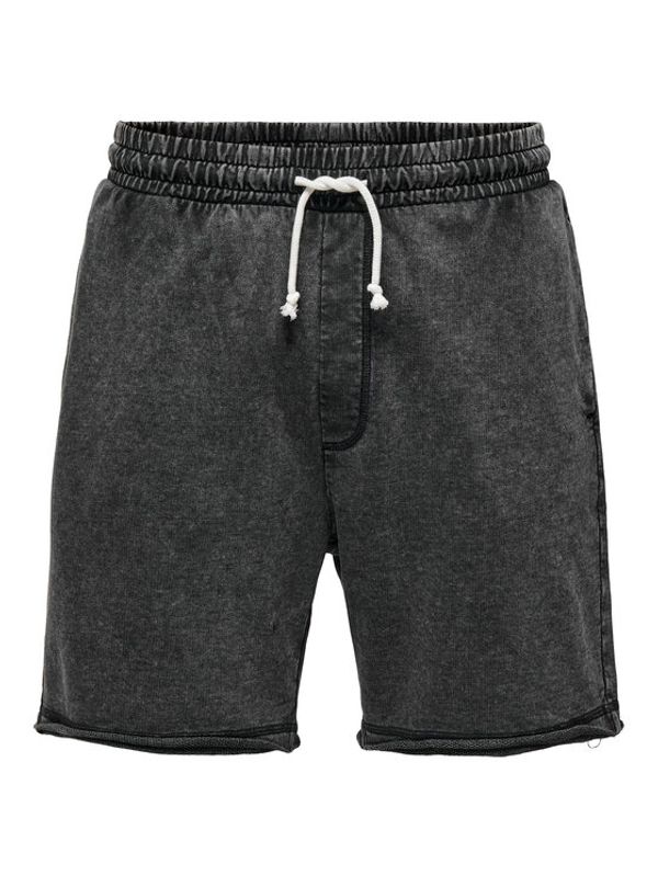 Only & Sons Only & Sons Шорти от плат 22025295 Син Relaxed Fit