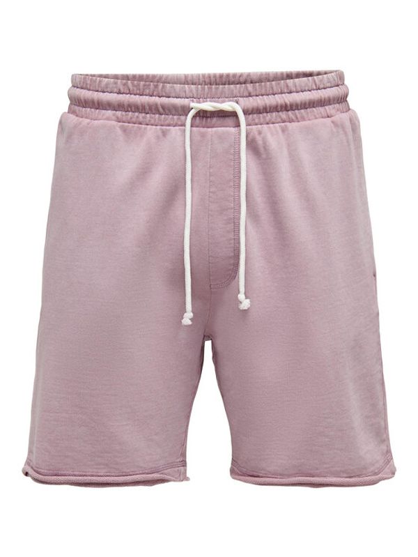 Only & Sons Only & Sons Шорти от плат 22025295 Виолетов Relaxed Fit
