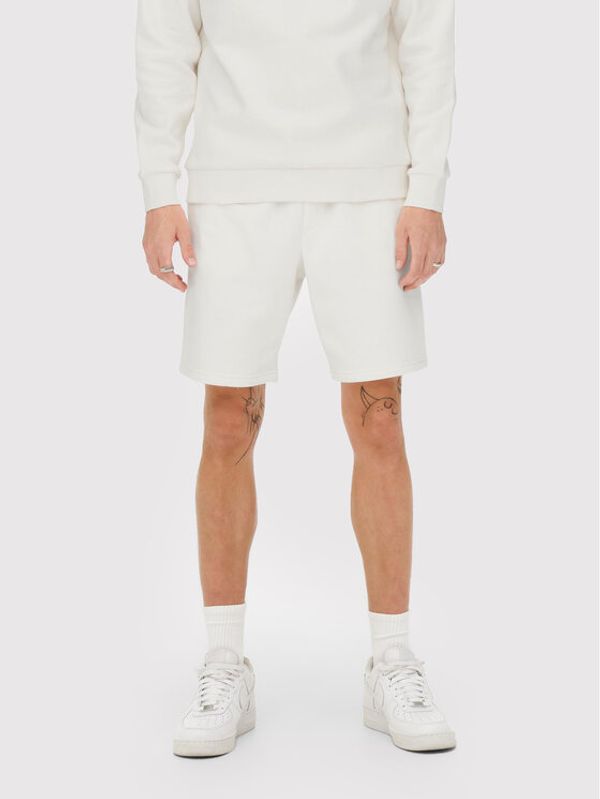 Only & Sons Only & Sons Спортни шорти Ceres 22019490 Бял Regular Fit