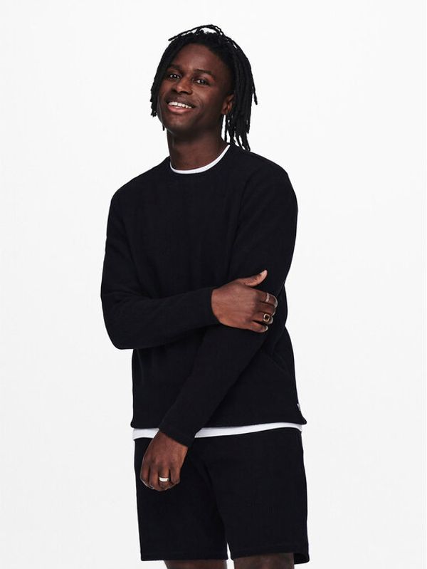 Only & Sons Only & Sons Суитшърт 22019429 Черен Regular Fit