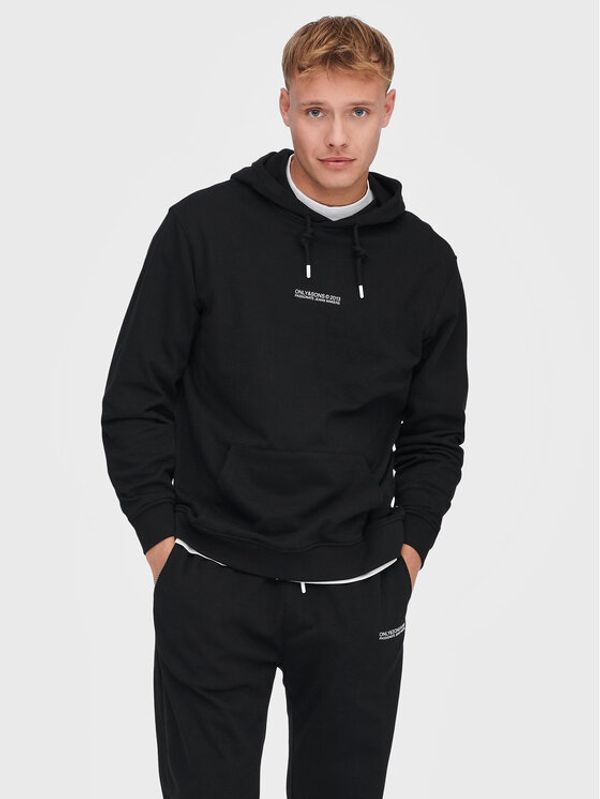 Only & Sons Only & Sons Суитшърт Elon 22023842 Черен Regular Fit