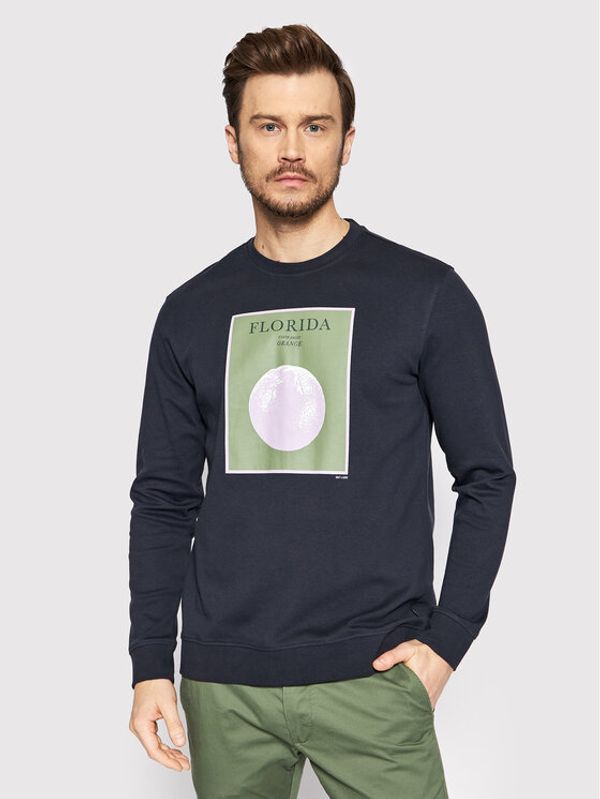 Only & Sons Only & Sons Суитшърт Ike 22022144 Тъмносин Regular Fit