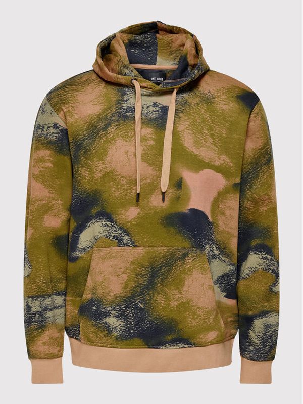 Only & Sons Only & Sons Суитшърт Kyle 22023091 Кафяв Regular Fit