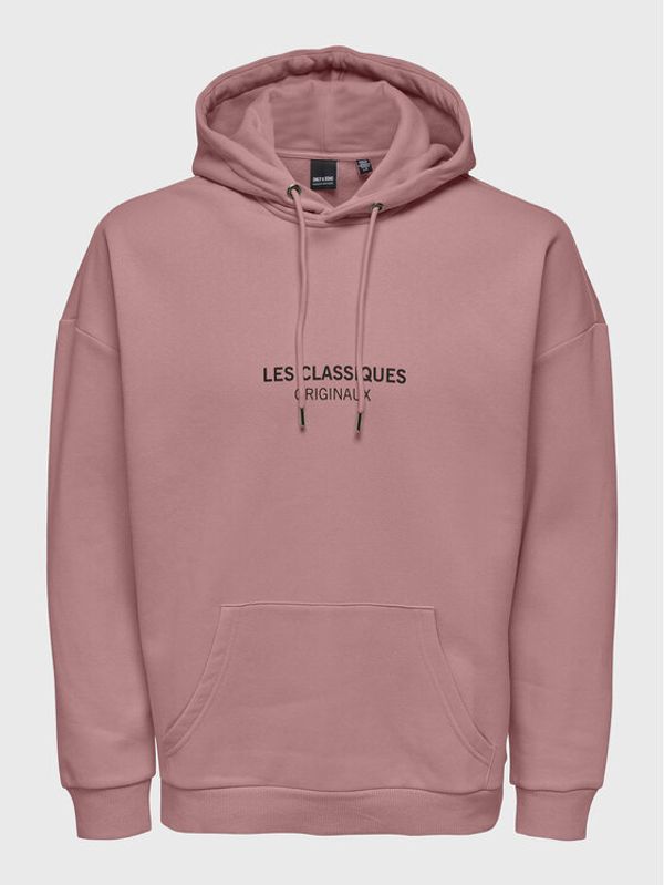 Only & Sons Only & Sons Суитшърт Les Classiques 22023888 Розов Relaxed Fit