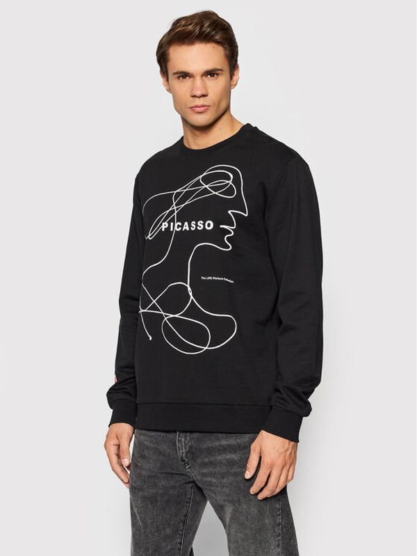 Only & Sons Only & Sons Суитшърт Picasso 22020774 Черен Regular Fit