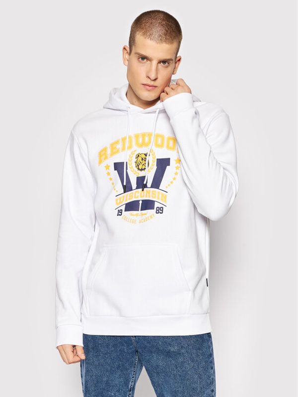 Only & Sons Only & Sons Суитшърт Redwood 22022764 Бял Regular Fit