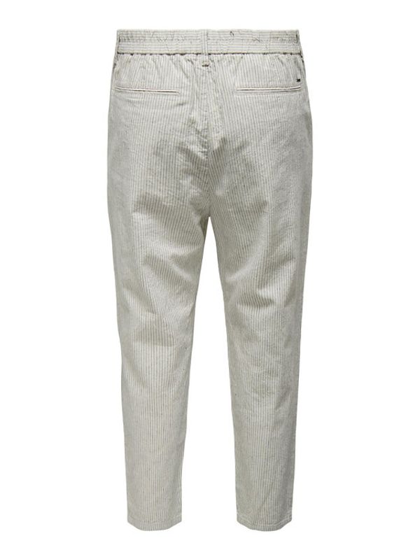 Only & Sons Only & Sons Текстилни панталони 22024949 Сив Tapered Fit