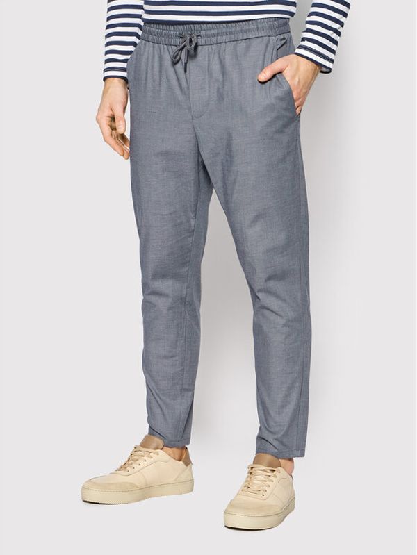 Only & Sons Only & Sons Текстилни панталони Linus 22021456 Тъмносин Slim Fit
