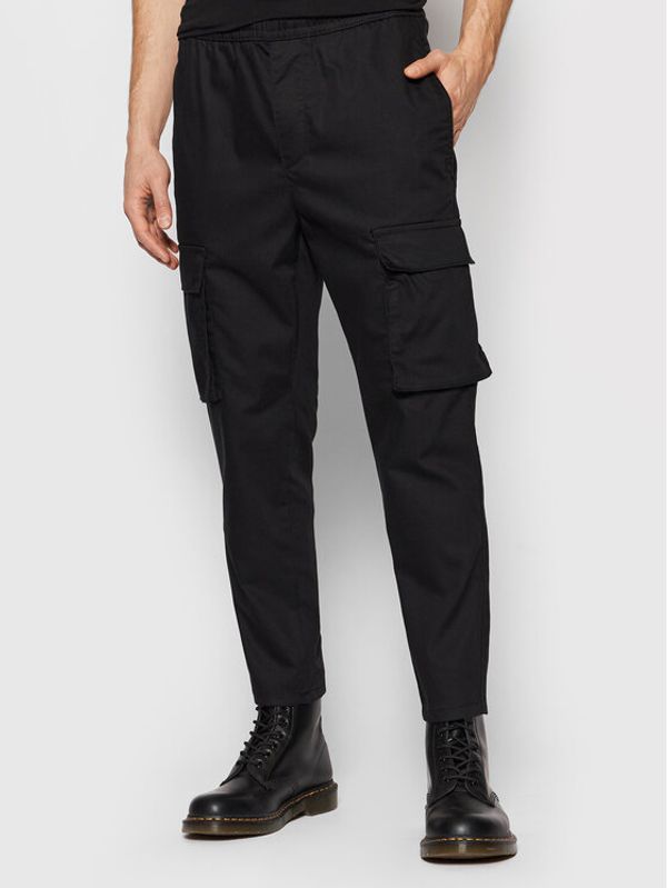 Only & Sons Only & Sons Текстилни панталони Rod 22021457 Черен Cropped Fit