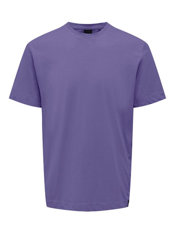 Only & Sons Only & Sons Тишърт 22025208 Виолетов Regular Fit