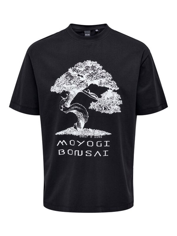 Only & Sons Only & Sons Тишърт 22025274 Черен Relaxed Fit