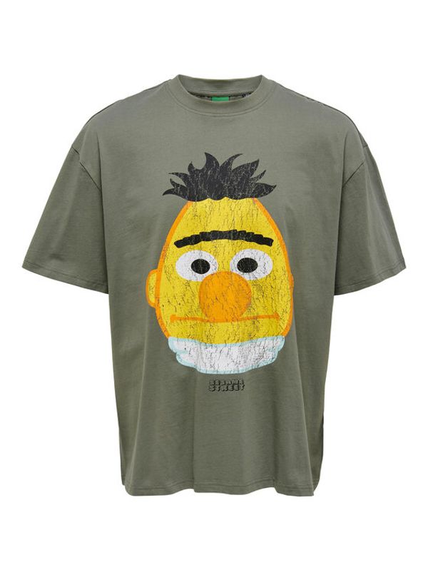 Only & Sons Only & Sons Тишърт 22025291 Зелен Oversize